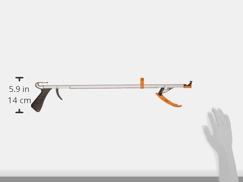 Sammons Preston Easireach II Reacher, 26" Ergonomic Reaching Aid with Magnet, Lightweight 7 oz. Magnetic Grabber Tool & Reaching Claw, Aluminum Trash Pickup, Lightbulb Remover, & Garden Nabber, 3 Pack