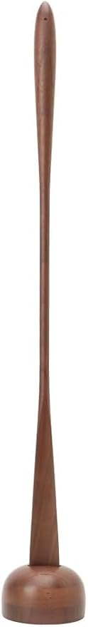 SASAHARA Shoehorn Maru 30.3 Inch with Stand, Long Handle, Wooden Shoehorn, Made in Japan, Shoehorn, Brown Color, Walnut Wood