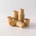 5 oz Kraft Paper Hot Cups (300 Packs) – Leak-Resistant Design for Soups, Lattes, and Snack Portions