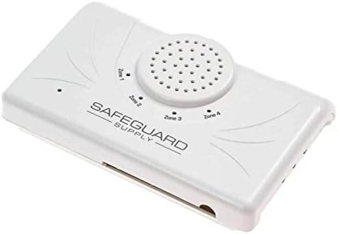 Safeguard Supply Entry Alert Chime ERA-DOOR ALARM Wireless Doorbell with 3/4 Mile Range, 120dB Siren & Flashing Strobe Kit - Multi Function Door Bell Ringer Wireless Push Button & Door Contact Sensor