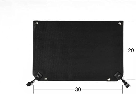 HeatTrak Heated Snow Melting Mats - Heated Outdoor Mats for Walkways - Electric Snow Melting Mats for Decks and Sidewalks - Trusted No-Slip Snow and Ice Melt Heated Sidewalk Mat (20” x 30")