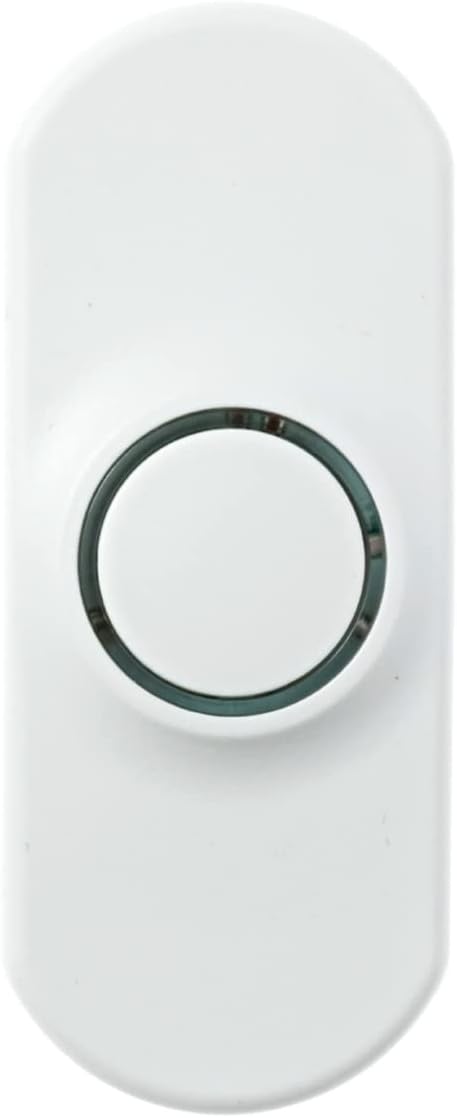 Plug In Doorbell - Safeguard Supply Dependable 3/4 Mile Long Range Wireless Doorbell - Adjustable Volume to 90dB- Deaf & Hearing Impaired Doorbell Mode Flashing Strobe Light