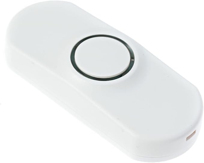 Plug In Doorbell - Safeguard Supply Dependable 3/4 Mile Long Range Wireless Doorbell - Adjustable Volume to 90dB- Deaf & Hearing Impaired Doorbell Mode Flashing Strobe Light