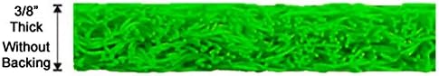 American Floor Mats Vinyl Mesh Heavy-Duty Entrance Green 2' x 3' Scraper Mat Without Backing/Borders - Drainable