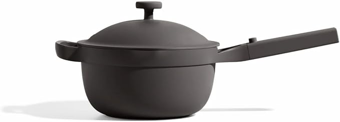 Our Place Mini Perfect Pot | 2.5 Qt Ceramic Pot with Lid & Spatula | Patented 8-in-1, PFAS-Free Nonstick, Non-Toxic Cookware | Induction & Oven-Safe up to 450°F | Char
