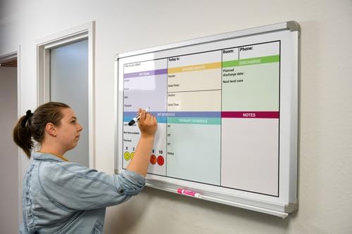 Pain Control with Color Hospital Whiteboard 36" x 24"