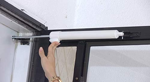 Touch 'n Hold Smooth Dual Door Closer System (Green) – Heavy-Duty - Touch-Button Hold Open Feature & Smooth Closing Motion - Storm & Security Door (Medium/Heavy Weight). New Door/Replace Old Unit
