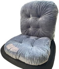 Chair Pads Plush Seat Cushion with Back Support - Office Chair Cushion for Long Sitting Comfort, Multiple Colors Available (Grey,42 * 85cm/16.54 * 33.46inch)
