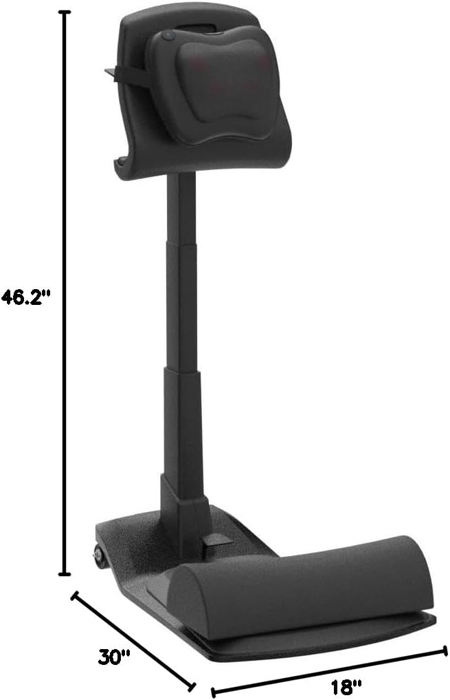Standing Desk Chair – Ergonomic Stool for Active Sitting & Posture Support | Adjustable Height Sit Stand Chair for Home Office Elite Upgraded Version with 3 Bonus Accessories