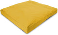 Zabuton Meditation Cushion for Workout - Supportive Yoga Floor Seat Cushion for Comfort & Posture Support - Natural Washable Cotton Fill kneeling Pad - Made in USA - Standard 24x24x2, Lhassa Gold