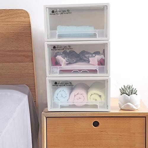 17.8 Quart Stacking Storage Drawer Unit Front Box, 1 Pack