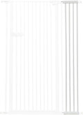 Lumizone Extra Tall Cat Gate Extension Kit 55.12" High Pressure Mounted 2025 New 8.27" Extra Wide 1.37" Gap No Drilling Tall Pet Gate for Dogs (White, 55.12" H x 8.27" W, Extension)