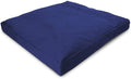 Zabuton Meditation Cushion for Workout - Supportive Yoga Floor Seat Cushion for Comfort & Posture Support - Natural Washable Cotton Fill kneeling Pad - Made in USA - Standard 24x24x2, Navy