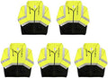 Lightweight High Visibility Hooded Jacket, 5 Pack, XX-Large
