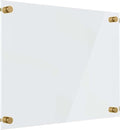 Ships Next Day, Made in USA - Acrylic Dry Erase Board | Non-Magnetic Dry Erase Board | Hanging Frameless White Board | Acrylic for Office and Home Walls | Adults (Clear - 20x30)