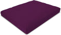 Bean Products Meditation Cushion - Zabuton Meditation Pillows for Sitting on Floor, Yoga Cushion, Cotton Yoga Pillow, Zen Kneeling Prayer Pad- Made in USA - Premium 32x26x3, Burgundy
