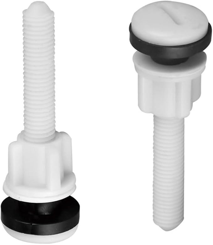 Practical Toilet Seat Bolts And Nuts Pack Of 2 For Repair And Fastening