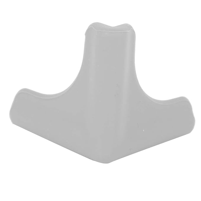 Safety Corner Guards, Removable Silicone 4PCS Protectors, for Furniture(Range Hood Anti-Collision Angle-Gray)