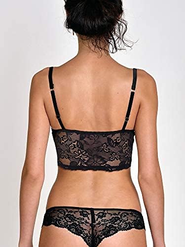 Boao 4 Pieces Women's Lace Camisole Stretch Half Cami Breathable Bra Comfort Lace Bralette Top for Lady Girls