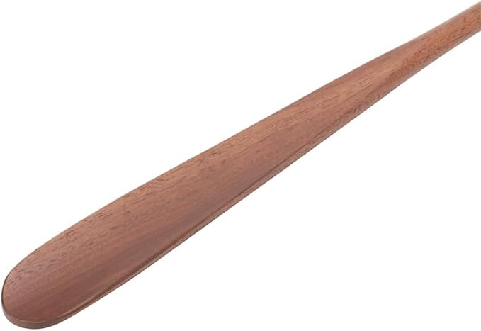 SASAHARA Shoehorn Maru 30.3 Inch with Stand, Long Handle, Wooden Shoehorn, Made in Japan, Shoehorn, Brown Color, Walnut Wood