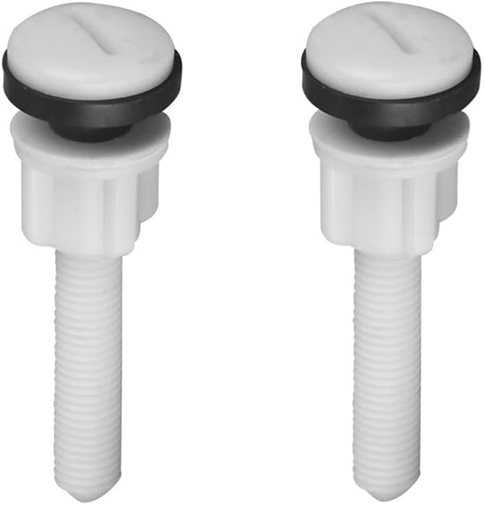 Practical Toilet Seat Bolts And Nuts Pack Of 2 For Repair And Fastening
