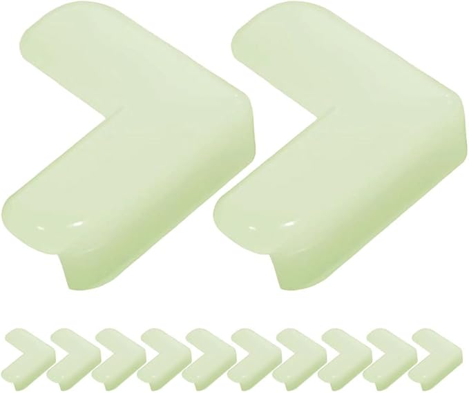 Luminous Corner Protectors for Baby Safety Transparent Table and Furniture Edge Guards Night Glow Anti-Collision Baby Corner Guards for Kids Tables and Chairs Easy Install