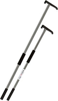 RetrieveALL Value Pack (2 Pack) of Heavy Duty Retrieval Pole | No Rust Cargo Tool | Multi-Use Cargo Retriever | No Rust Reaching Aid, Durable Lightweight Versatile Grabber