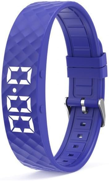Vibrating Alarm Wristband 8 Sets of Alarms Fitsleeps Alarm Bands Clock Watches 45-Day Battery Life Silent Wrist Shock Bands for Deepsleepers Elderly