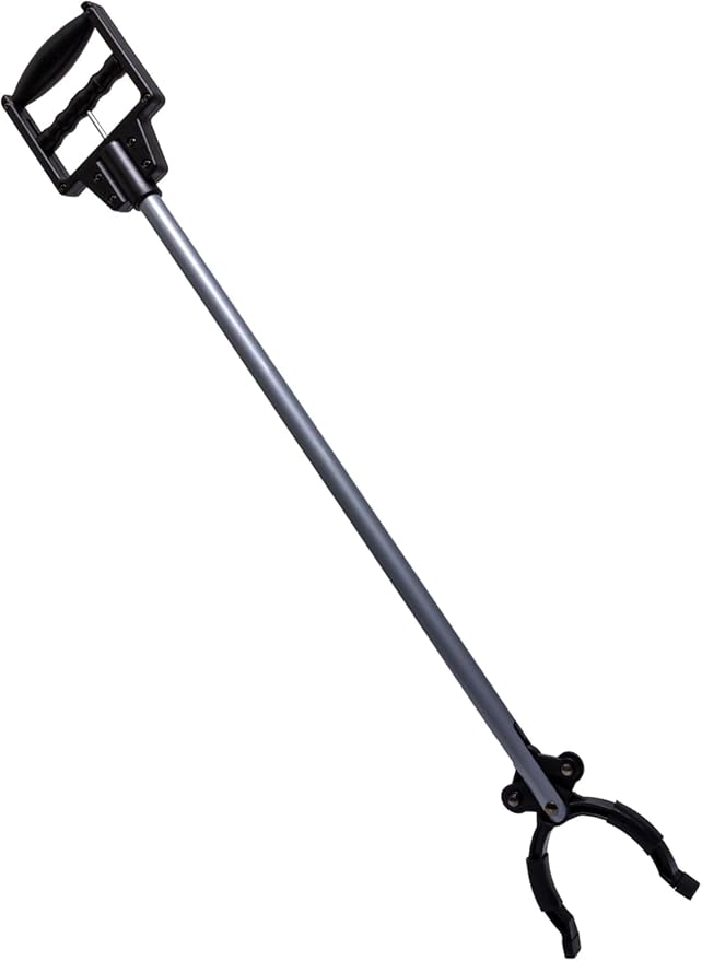 31’’ Grabber Reacher Tool - Heavy Duty 5 lb. Weight Capacity Reaching Picker Upper Stick with Full handgrip for Post Surgery, Seniors, Cleaning Trash (12)