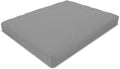 Zabuton Meditation Cushion for Workout - Supportive Yoga Floor Seat Cushion for Comfort & Posture Support - Natural Washable Cotton Fill kneeling Pad - Made in USA - Premium 32x26x3, Stone Gray