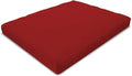 Bean Products Meditation Cushion - Zabuton Meditation Pillows for Sitting on Floor, Yoga Cushion, Cotton Yoga Pillow, Zen Kneeling Prayer Pad- Made in USA - Premium 32x26x3, RED