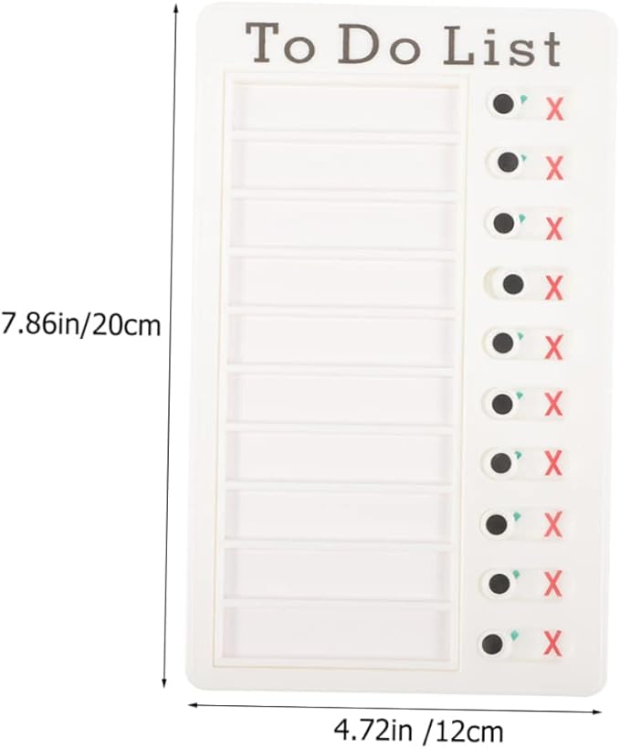 1Set Daily Planning Chart Do List Planner Board DIY Reminder Board for Home School and Office Use Develop Routines and Habits
