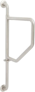 Seachrome Bathroom Grab Bar, Wall to Wall Stainless Steel Swing Away Grab Bar, 1 1/4-Inch Diameter, Handicap Grab Bar, Safety Rail, Satin Stainless (GW-4236-Q-SS)