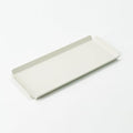 Aluminum Organizer Tray for Desk & Entryway - Minimalist Metal Catchall for Keys, Jewelry, Wallet | A7 Tall, Ivory | by PROGETTO2.70