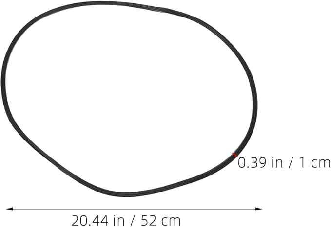 Barber Chair Rubber Base Ring Non Slip Gasket Salon Chair Stability Floor Protection 20.47 Inch Durable Anti Slip Accessories