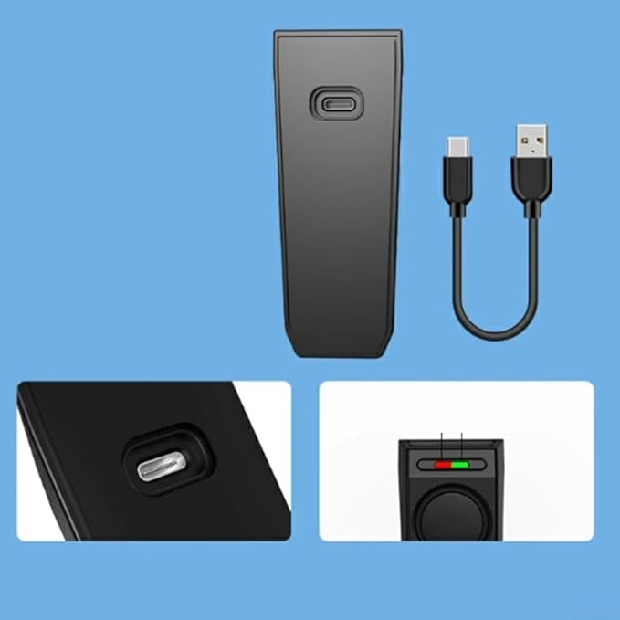 Portable Anti-Theft Door Stop With 130DB Alarm, USB-C Rechargeable, Adjustable Sensitivity And Anti-Slip Silicone Pad For Home, Hotel And Travel Security