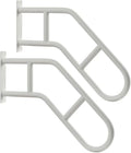 Hand Rails for Outdoor Steps & Elderly (Max 800LBS),U-Shape Wall Mount Stair Railing, Porch, Deck & Garden Grab Bar, Safety Handle for Garage, 2 Pack