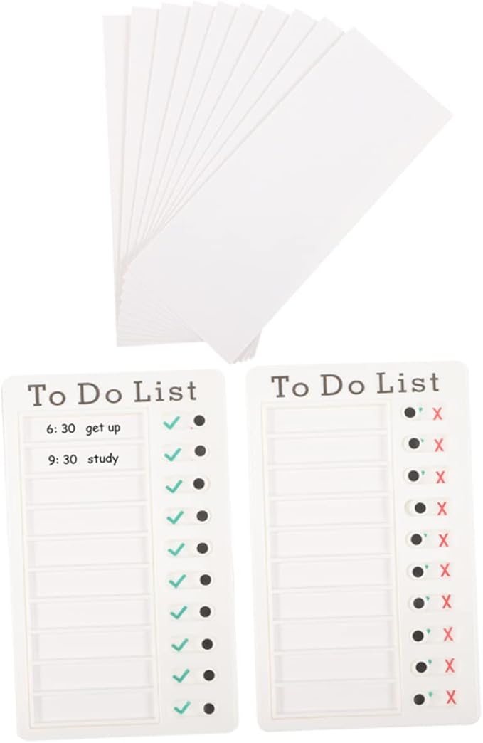 1Set Daily Planning Chart Do List Planner Board DIY Reminder Board for Home School and Office Use Develop Routines and Habits