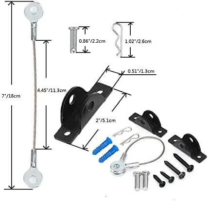 Furniture Anchors Anti-Tip Kit (6 Pack)- Furniture Straps for Baby Proofing, Secure 400 lbs Cabinet Prevent Falling Prevention Strap, Wall Anchor Prevent Child Pet Safety, HOME MASTER HARDWARE.
