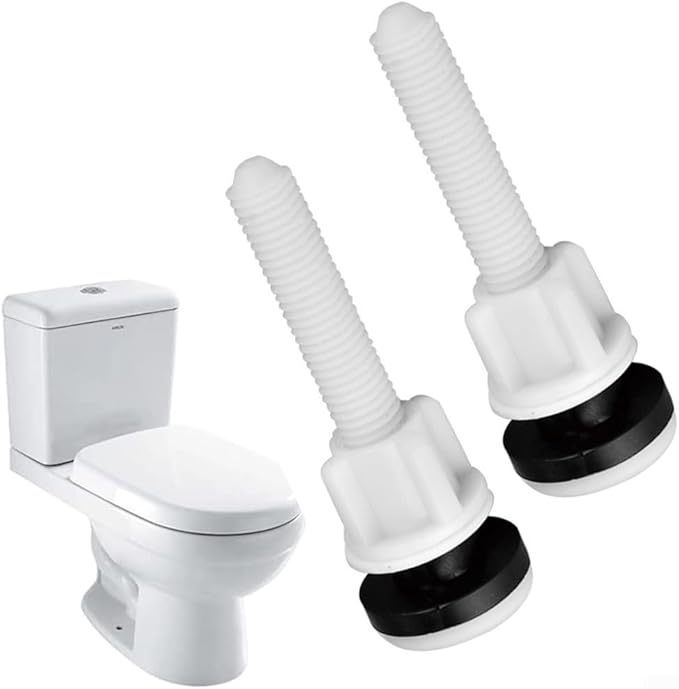 Practical Toilet Seat Bolts And Nuts Pack Of 2 For Repair And Fastening