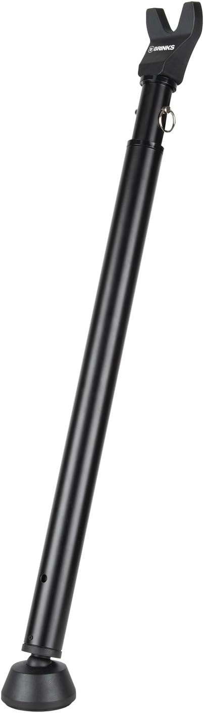 BRINKS Door Security Bar - Adjustable Brinks Door Security Bar for Travel, School, Dorm and Home - Door Jammer for Hinged Doors and Sliding Door Security – Black
