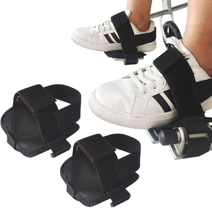 Wheelchair Restraint Shoes Prevent The Foot from Falling Off The Footrest Adjustable & Easy to Wear,Wheelchair Shoe Holder Straps for Disabled & Rehabilitation Patients