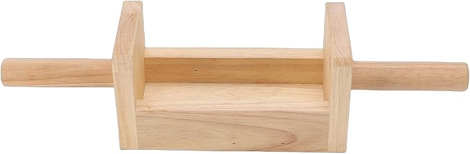 Brrnoo Wooden Balance Board, Sanded Wood Arm Trainer for Muscle Strength and Coordination, with Textured Finish for Joints Mobility, Compact Finger Training Device for Home and Travel