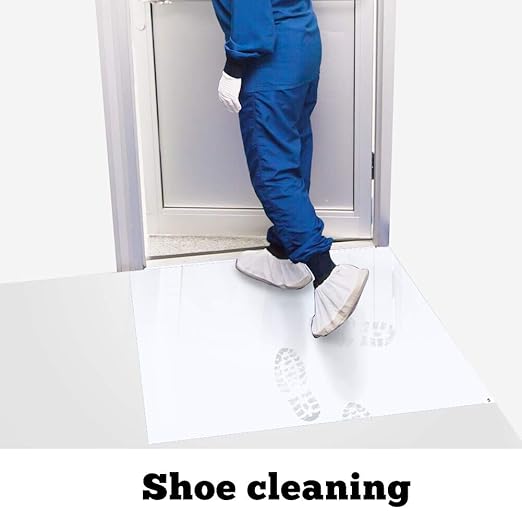 SATECH Sticky/Tacky/Adhesive Mat 26" x 45" White (Case of 4 Mats,30 Sheets Each) for Cleanroom Laboratory Hospital Construction Pets