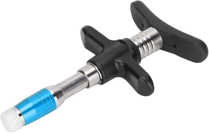 ZJchao Chiropractic Adjustment Tool, 10 Levels Manual Single Head Spinal Massager Hand Back Massage Tool Gun Device Portable Chiropractic Adjustment Tool (Blue)