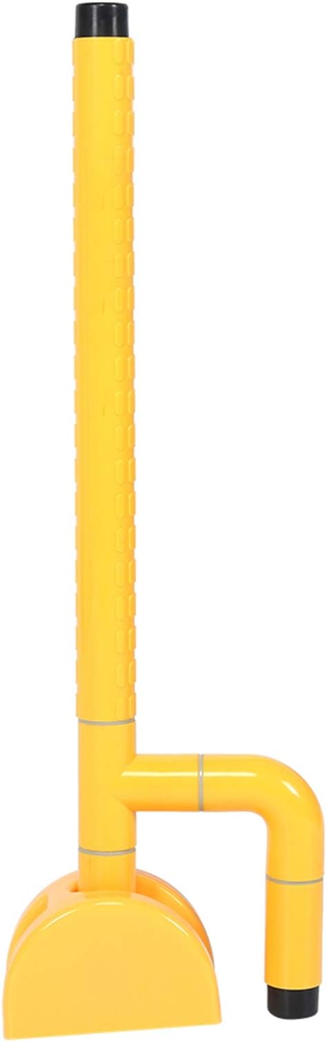 Respicefinem Yellow Safety Grab Bar Stainless Steel Toilet Armrest Handrail Handle for Elderly The Disabled with Non Slip Grip and Heavy Duty Support Up to 300kg