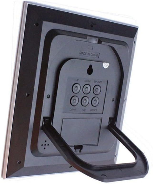 LCD Electronic Calendar Clock For Desk With Large Screen Display Of Time, Date, Temperature, Day, And Adjustable Alarm Settings