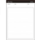 Meeting Note Notebook Planner Sticky Notes Meeting Business Work Planning Daily Planner Tear Off