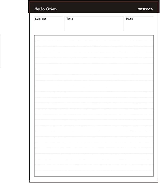 Meeting Note Notebook Planner Sticky Notes Meeting Business Work Planning Daily Planner Tear Off