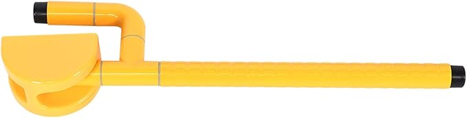 Respicefinem Yellow Safety Grab Bar Stainless Steel Toilet Armrest Handrail Handle for Elderly The Disabled with Non Slip Grip and Heavy Duty Support Up to 300kg
